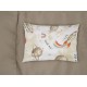 Μαξιλαροθήκη Εμπριμέ bebe Spaceship 186 35X45 Beige 100% Cotton