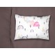 Μαξιλαροθήκη Εμπριμέ bebe Rainbow 575 35X45 White-Pink 100% Cotton