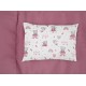 Μαξιλαροθήκη Εμπριμέ bebe Cloudy Bear 582 35X45 White-Pink 100% Cotton