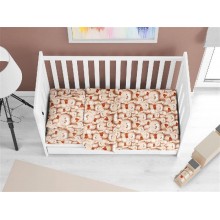 ΚΑΤΩΣΕΝΤΟΝΟ ΜΕ ΛΑΣΤΙΧΟ bebe Teddy Bear 535 0,70X1,40X0,15 Beige 100% Cotton