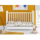 ΚΑΤΩΣΕΝΤΟΝΟ ΜΕ ΛΑΣΤΙΧΟ bebe Honey Bee 545 0,70X1,40X0,15 White-Yellow 100% Cotton