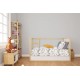 Κατωσέντονο Με Λάστιχο bebe Seabirds 578 0,70X1,40X0,15 White-Grey 100% Cotton