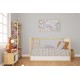 Κατωσέντονο Με Λάστιχο bebe Fox 527 0,70X1,40X0,15 Grey 100% Cotton