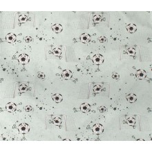 ΣΕΝΤΟΝΑΚΙ ΛΙΚΝΟΥ bebe Football 522 80X110 Mint Cotton 100%