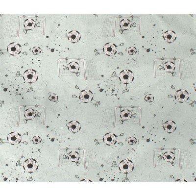ΣΕΝΤΟΝΑΚΙ ΛΙΚΝΟΥ bebe Football 522 80X110 Mint Cotton 100%
