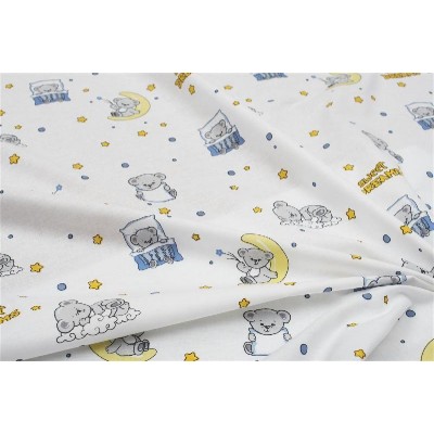 ΣΕΝΤΟΝΑΚΙ ΛΙΚΝΟΥ bebe Sweet Dreams 554 80X110 White-Sky Blue 100% Cotton
