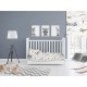 ΣΕΝΤΟΝΙΑ ΕΜΠΡΙΜΕ ΣΕΤ 3 τεμ bebe Airforce 195 120X160 White-Grey Cotton 100%