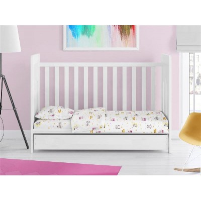 ΣΕΝΤΟΝΙΑ ΕΜΠΡΙΜΕ ΣΕΤ 3 τεμ bebe Sweet Dreams 553 120X160 White-Pink 100% Cotton