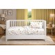Σεντόνια Εμπριμέ Σετ 3 τεμ bebe Giraffe 599 120X160 White-Orange 100% Cotton