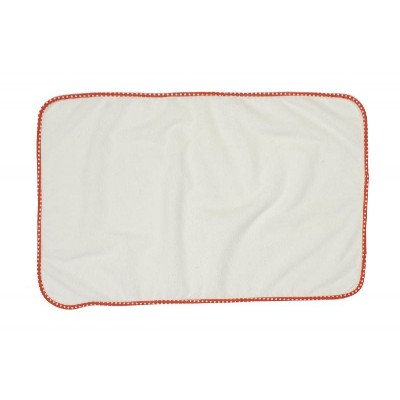 Σελτεδάκι Αδιάβροχο bebe 134 Πουά 50X80 Λευκό/Πορτοκαλί Cotton 100%