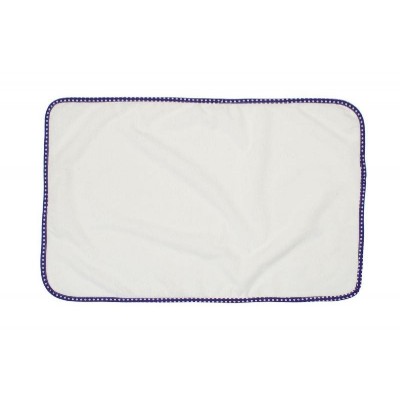 Σελτεδάκι Αδιάβροχο bebe 133 Πουά 67X90 Λευκό/Μωβ Cotton 100%