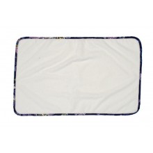 Σελτεδάκι Αδιάβροχο bebe 158 Floral 67X90 Λευκό/Μπλε Cotton 100%