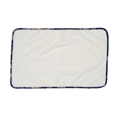 Σελτεδάκι Αδιάβροχο bebe 158 Floral 67X90 Λευκό/Μπλε Cotton 100%