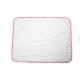 Σελτεδάκι Αδιάβροχο bebe Floral 61 67X90 Λευκό/Κοραλί 100% Cotton