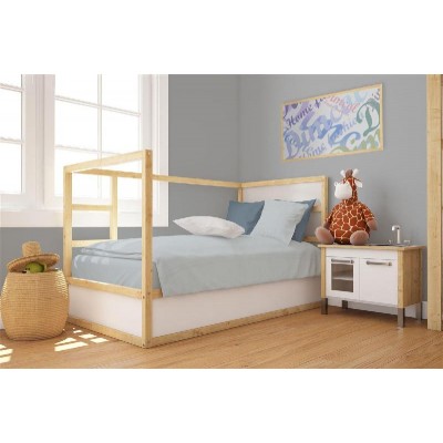 Πάπλωμα bebe Solid 505 120X160 Light Blue-Grey 100% Cotton