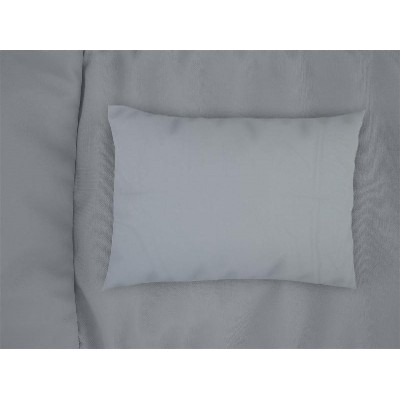 Μαξιλαροθήκη bebe Solid 505 35X45 Light Blue-Grey 100% Cotton