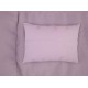 Μαξιλαροθήκη bebe Solid 506 35X45 Light Purple 100% Cotton