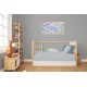 Κατωσέντονο με Λάστιχο bebe Solid 505 0,70X1,40X0,15 Light Blue-Grey 100% Cotton