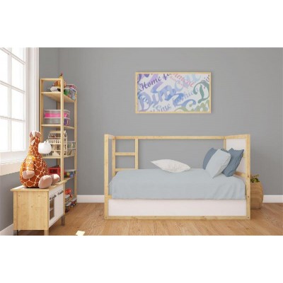 Σεντόνια Σετ 3 τεμ bebe Solid 505 120X160 Light Blue-Grey 100% Cotton