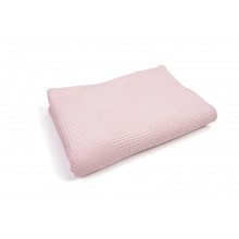 Κουβέρτα Πικέ bebe Μονόχρωμη 80X110 Ροζ 100% Cotton
