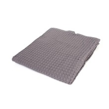 Κουβέρτα Πικέ bebe Μονόχρωμη 325 gr/m² 85x110 Grey 100% Cotton