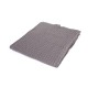 Κουβέρτα Πικέ bebe Μονόχρωμη 325 gr/m² 85x110 Grey 100% Cotton
