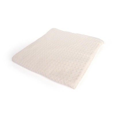Κουβέρτα Πικέ bebe Μονόχρωμη 325 gr/m² 85x110 Ecru 100% Cotton