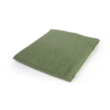 Κουβέρτα Πικέ bebe Μονόχρωμη 325 gr/m² 85x110 Olive 100% Cotton