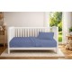 Κουβέρτα Πικέ bebe Μονόχρωμη 325 gr/m² 125x150 Classic Blue 100% Cotton