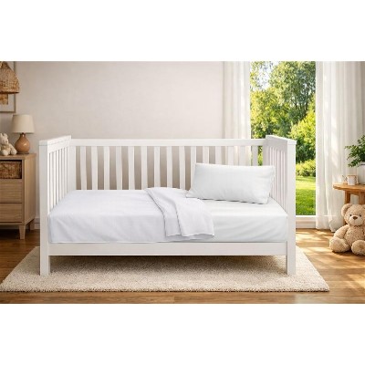 Κουβέρτα Πικέ bebe Μονόχρωμη 325 gr/m² 125x150 White 100% Cotton