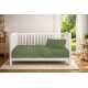 Κουβέρτα Πικέ bebe Μονόχρωμη 325 gr/m² 125x150 Olive 100% Cotton