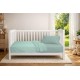 Κουβέρτα Πικέ bebe Μονόχρωμη 325 gr/m² 125x150 Mint 100% Cotton
