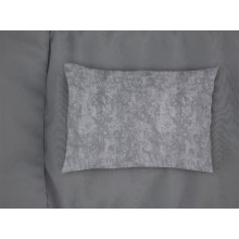Μαξιλαροθήκη bebe Premium Shadow 613 35X45 Dark Grey 100% Cotton