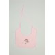 ΣΑΛΙΑΡΑ Με Κέντημα bebe Little Angel 141 25X25 Ροζ 100% Cotton