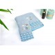 Πετσέτα Με Κέντημα Σετ 2 τεμ bebe Stork 191 30X50,70X140 Sky Blue 100% Cotton