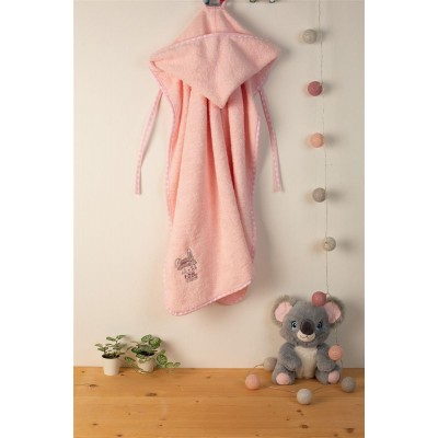 ΚΑΠΑ Με Κέντημα bebe Rabbit Girl 146 75X85 Ροζ 100% Cotton