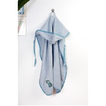 Κάπα Με Κέντημα bebe Dinosaur 179 75X85 Sky Blue 100% Cotton