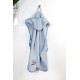 Κάπα Με Κέντημα bebe Aviator 183 75X85 Sky Blue 100% Cotton