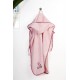 Κάπα Με Κέντημα bebe Deer 196 75X85 Pink 100% Cotton