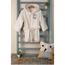 ΜΠΟΥΡΝΟΥΖΙ Με Κέντημα bebe Kitty 137 SIZE:02 Λευκό 100% Cotton