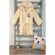 ΜΠΟΥΡΝΟΥΖΙ Με Κέντημα bebe Star Bear 153 SIZE:02 Εκρού 100% Cotton