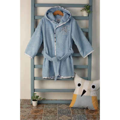 ΜΠΟΥΡΝΟΥΖΙ Με Κέντημα bebe Dreaming Elephant 166 SIZE:02 Σιελ 100% Cotton