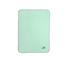 Κουβέρτα Πικέ Με Κέντημα bebe Aviator 186 100X160 Mint 100% Cotton
