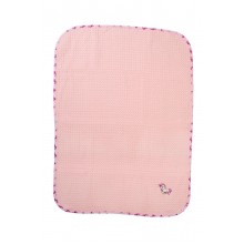 Κουβέρτα Πικέ Με Κέντημα bebe Unicorn 187 100X160 Pink 100% Cotton
