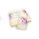 Πετσέτα Σετ 2 τεμ Με Ψηφιακή Εκτύπωση bebe Magic Unicorn 317 30X50,70X140 Ecru 100% Cotton