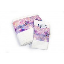 Πετσέτα Σετ 2 τεμ Με Ψηφιακή Εκτύπωση bebe Dreaming Unicorn 321 30X50,70X140 White 100% Cotton