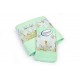Πετσέτα Σετ 2 τεμ Με Ψηφιακή Εκτύπωση bebe Jungle 352 30X50,70X140 Mint 100% Cotton