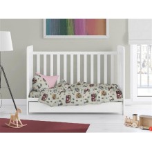 Πάπλωμα Εμπριμέ bebe Toys 47 120X160 Olive 100% Cotton Flannel
