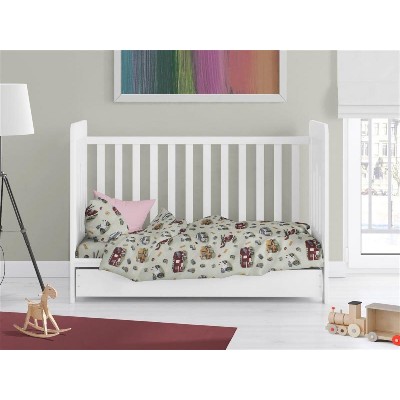 Πάπλωμα Εμπριμέ bebe Toys 47 120X160 Olive 100% Cotton Flannel