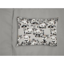 ΜΑΞΙΛΑΡΟΘΗΚΗ ΕΜΠΡΙΜΕ bebe Panda Bear 96 35X45 Grey 100% Cotton Flannel
